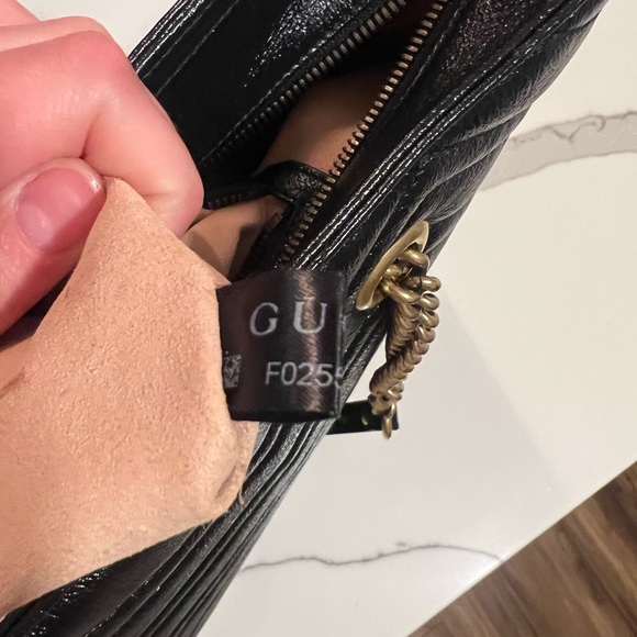 Gucci GG Marmont Leather Chain Tote - Picture 15 of 16